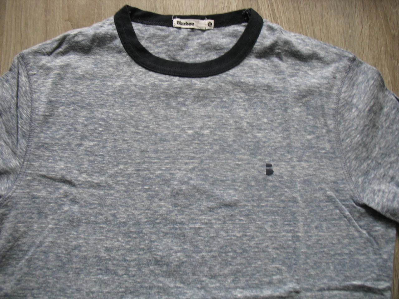 TEE SHIRT MC BLEU CHINé - BIZZBEE - TAILLE XS - n°06 – photo 2